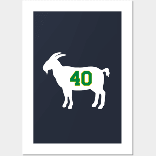 Shawn Kemp Seattle Goat Qiangy Posters and Art